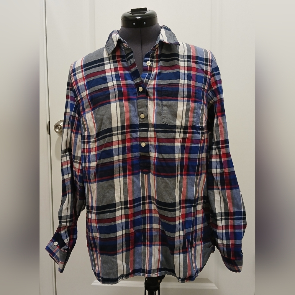 Tommy Hilfiger Plaid Button Down Shirt